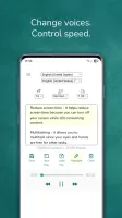 Text reader - text and voice