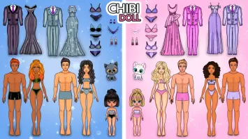 Chibi Doll Dress Up DIY Games