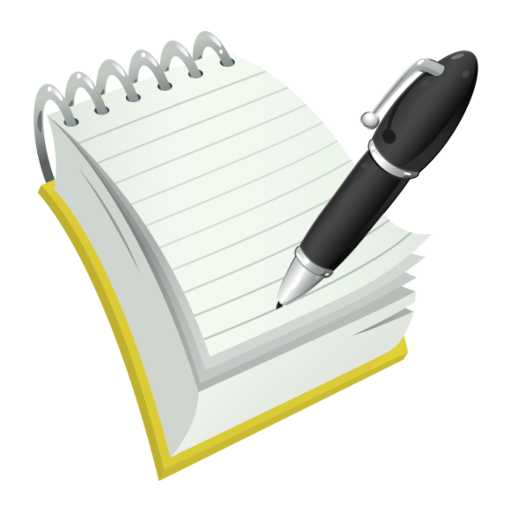 Notepad notes, memo, checklist