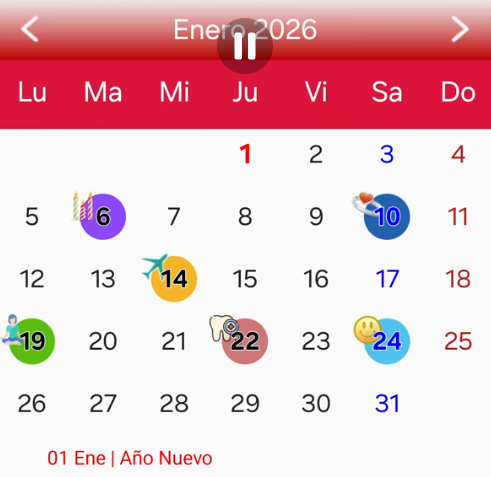 Peru Calendario 2026