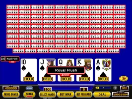 Hundred Play Draw Video Poker