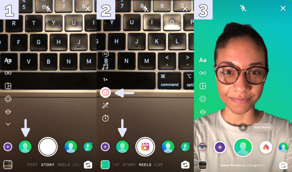 How to Use the Instagram Green Screen Effect？