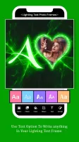 Lighting Text Photo Frames