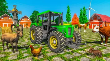 Tractor Trolley Farming Game