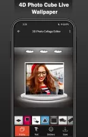 4D Photo Cube Live Wallpaper