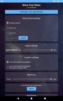 Moon Over Water Live Wallpaper