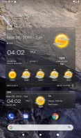 Weather & Clock Widget