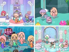 Mermaid Games: Princess Salon