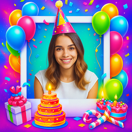 Birthday Photo Frame Maker App