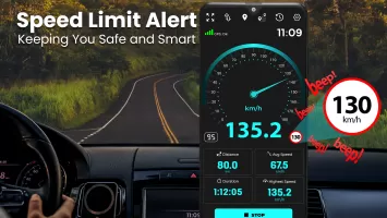 GPS Speedometer HUD - Odometer