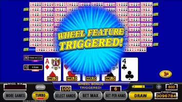 Hundred Play Draw Video Poker