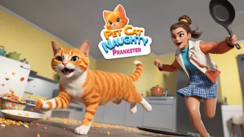 Pet Cat Naughty Prankster
