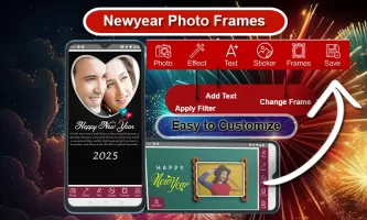 Newyear Photo Frames
