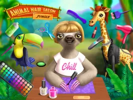 Jungle Animal Hair Salon