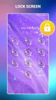 Lock screen - water droplets