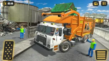 Trash Dump Truck Driver Game