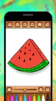 Fruits Coloring & Drawing Book