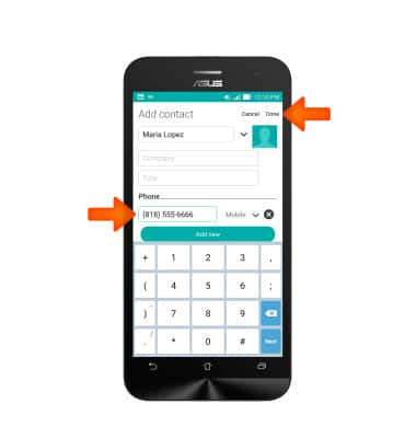 ZenUI Dialer & Contacts