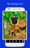 Wild animal photo editor frame