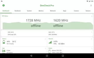 DevCheck Device & System Info