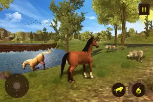 Wild Horse Simulator Game
