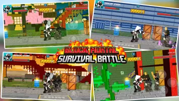 Block Mortal Survival Battle