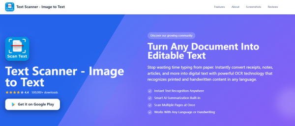 Text Scanner - Image to Text