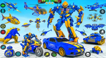 Multi Robot Car Transform Game