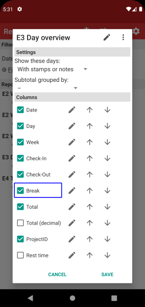 Time Recording - Timesheet App