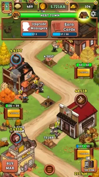 Idle Frontier: Tap Town Tycoon