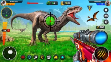 Wild Dino Hunting Jungle Games