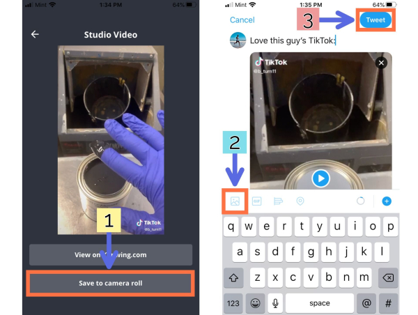 How to Repost a TikTok Video on Twitter？