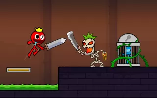 Red Stick Boy: Adventure Game