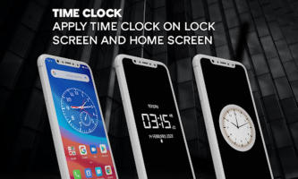 Lock Screen Clock Widget