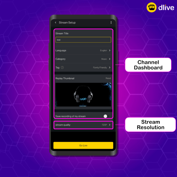 DLive · Your Stream Your Rules