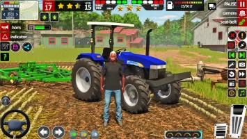 US Farming Tractor Games 3d