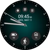 Black Classic Watch Face