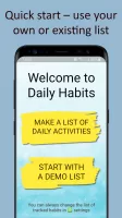 Daily actions tracker
