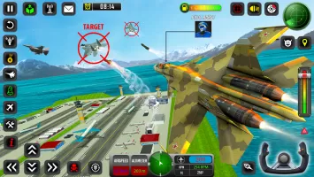 Robot Pilot Airplane Games 3D