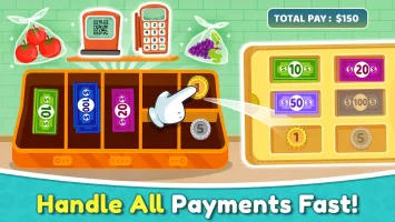 Grocery Market Kids Cashier