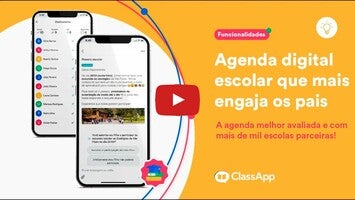 Agenda escolar digital que mais engaja os pais | ClassApp