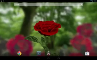 3D Rose Live Wallpaper Lite