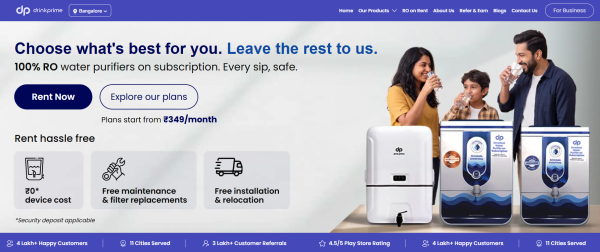 DrinkPrime Water Purifier