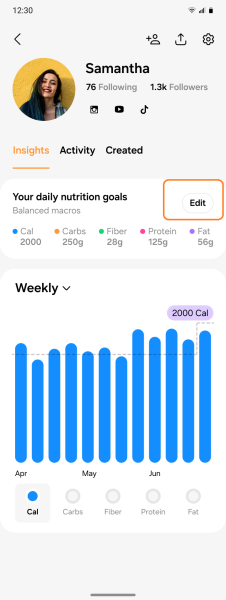 Samsung Food: Meal Planning