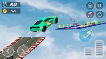 Superhero Car: Mega Ramp Games