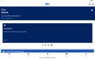 INPS Mobile per Tablet