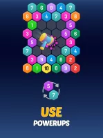 Merge Hexa - Number Puzzle