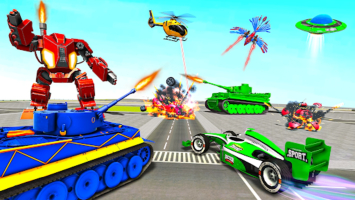 Army Tank Game Robot Car Games