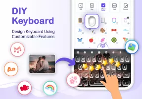 Photo Keyboard themes, Font