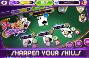 myVEGAS BlackJack 21 Card Game